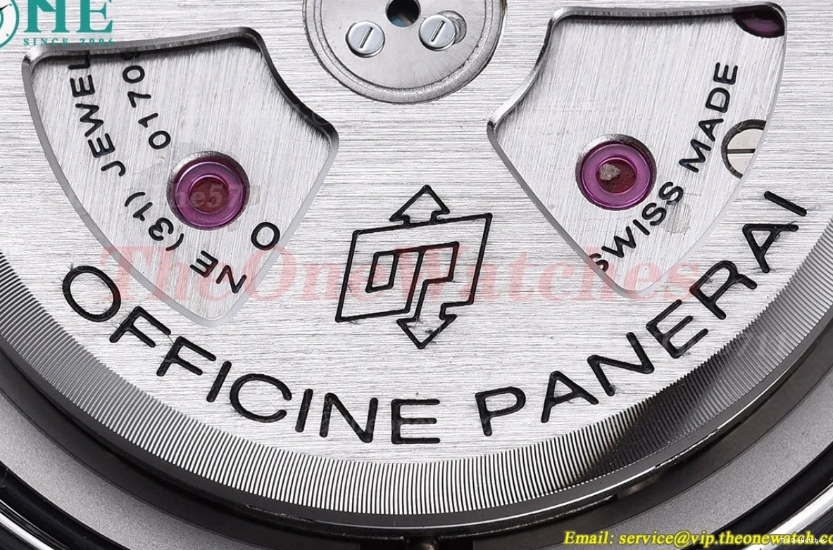 44mm Black SS Luminor LE TTF Marina P9010 PAM732 Dial 0512